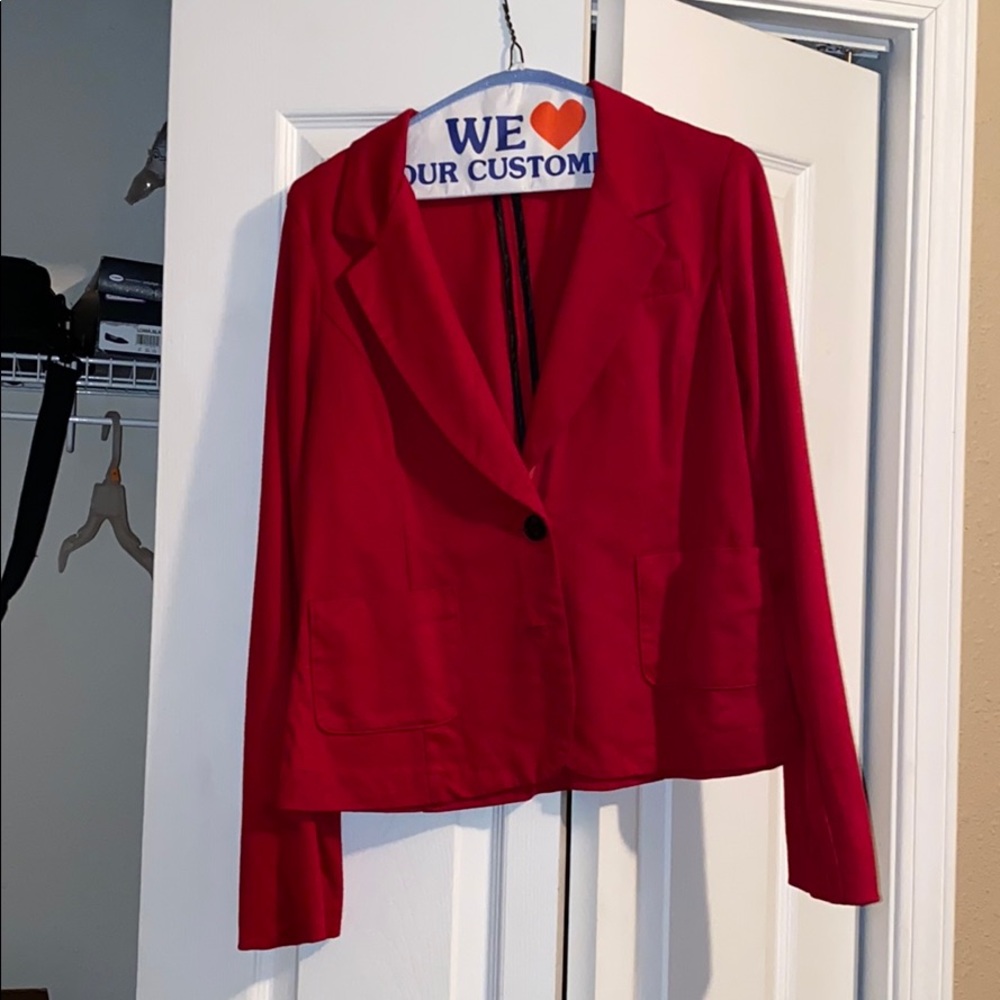 Red Suit Jacket